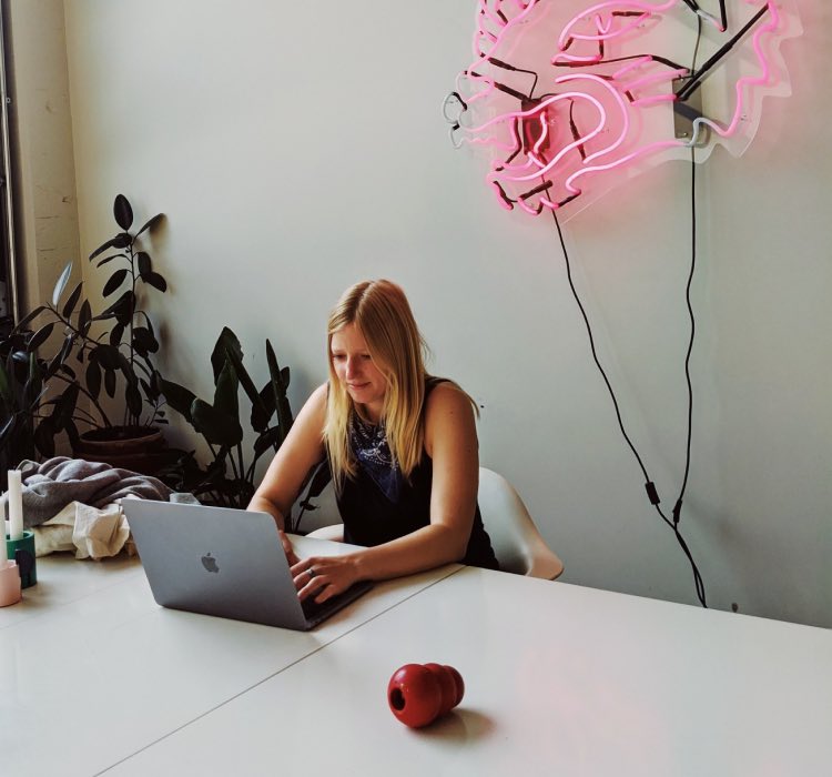 CircleCI team member working from home