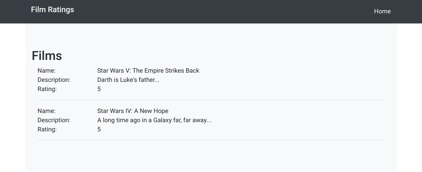 Film search results