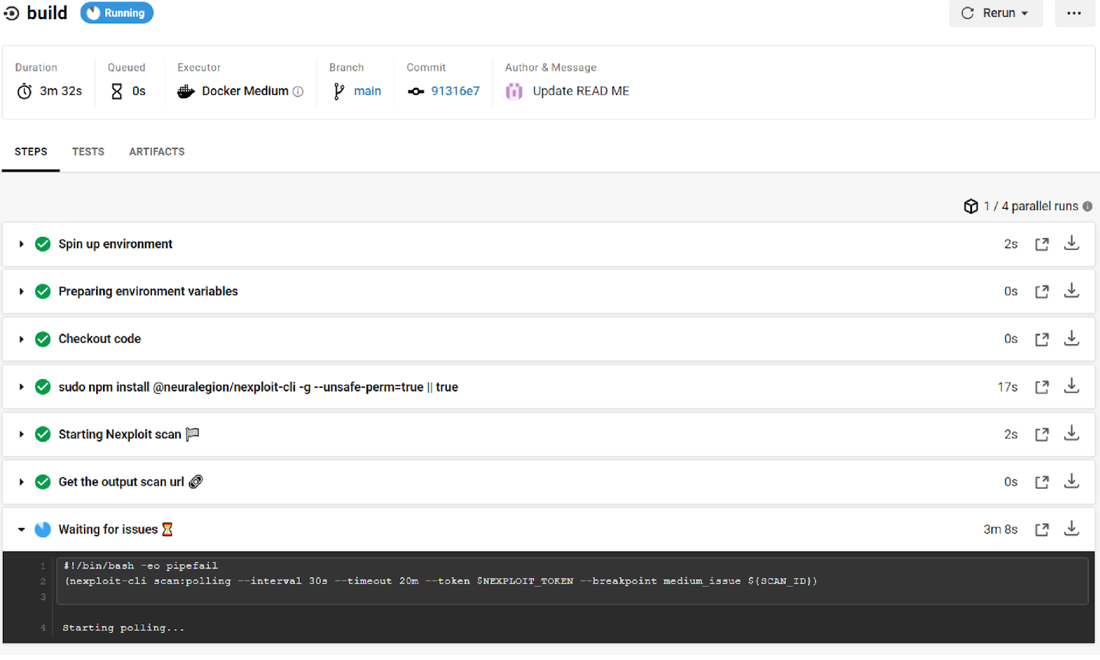 CircleCI build