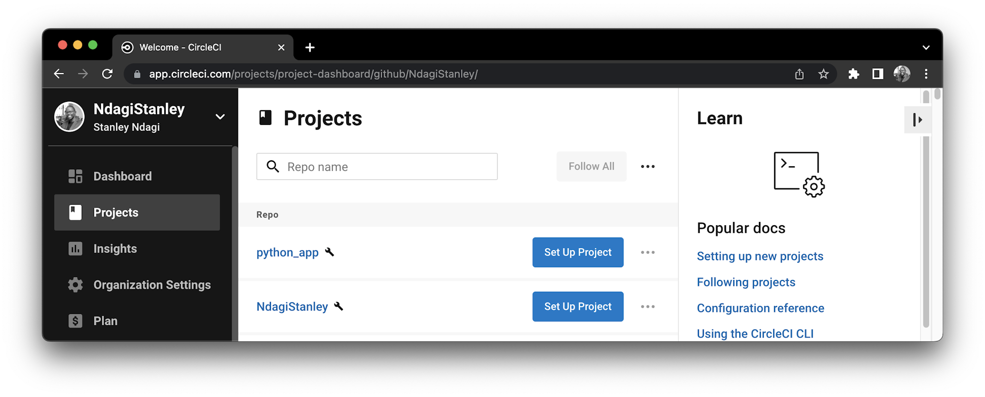CircleCI project