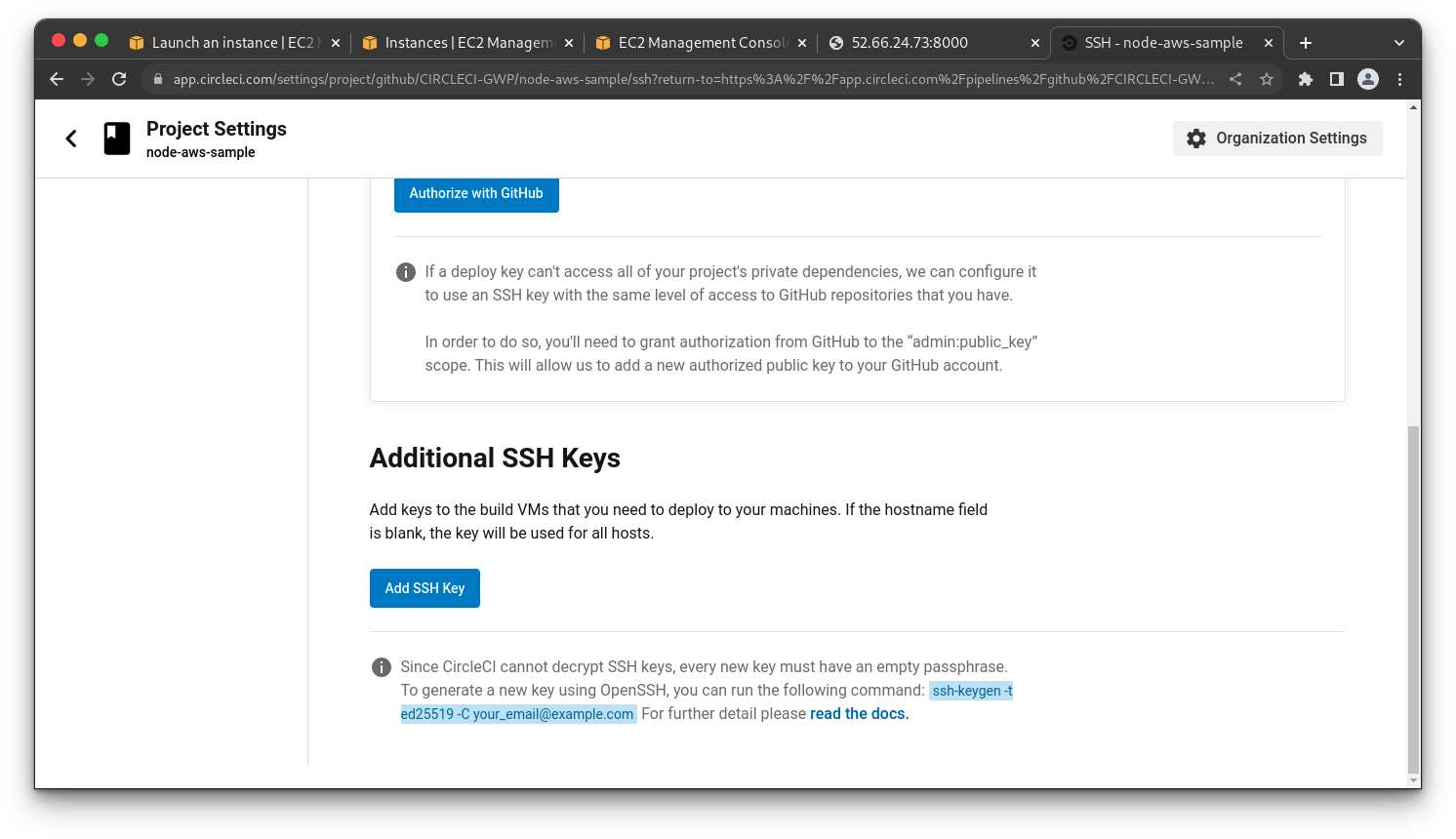 Add SSH Key