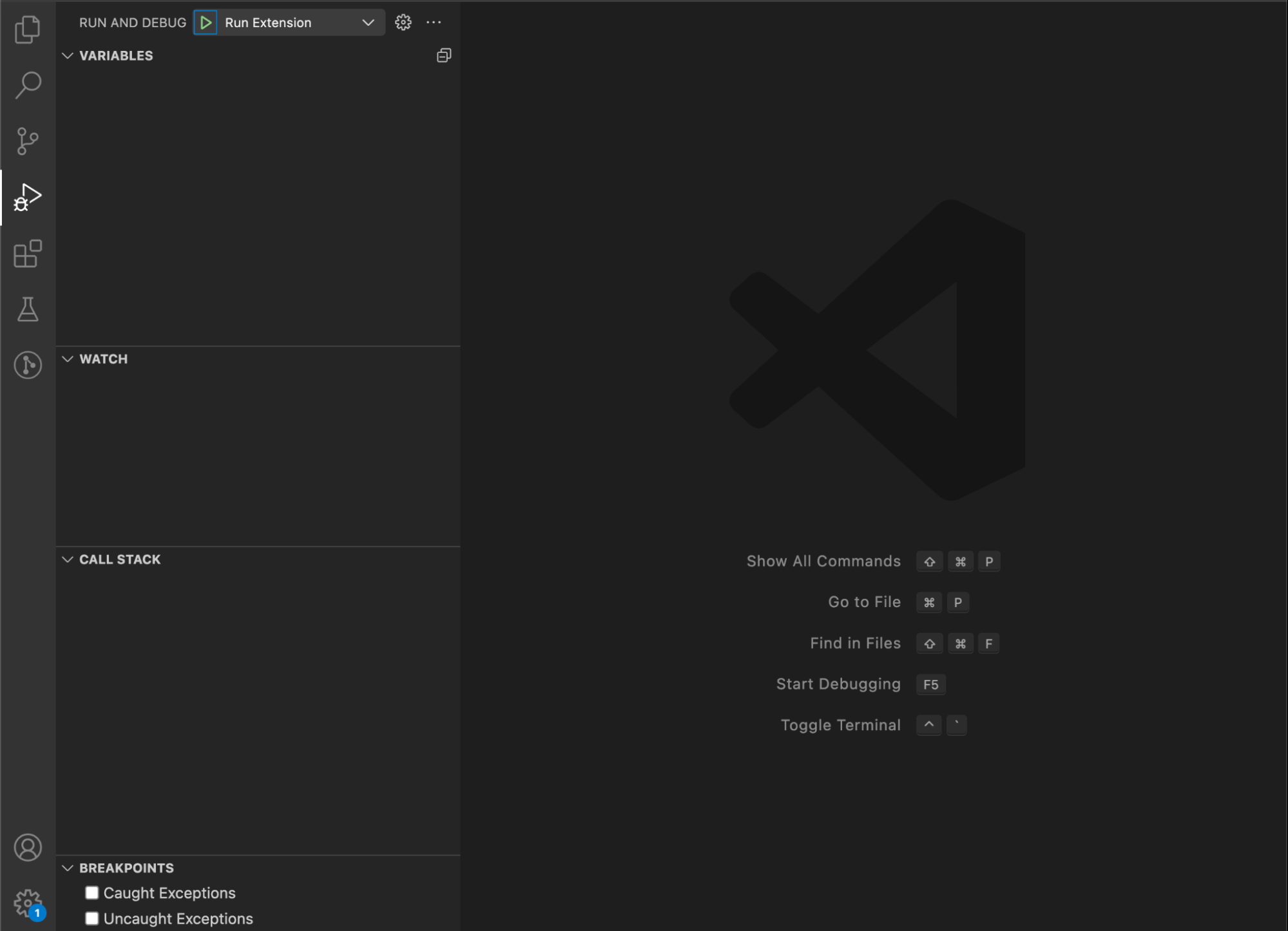 Run and debug