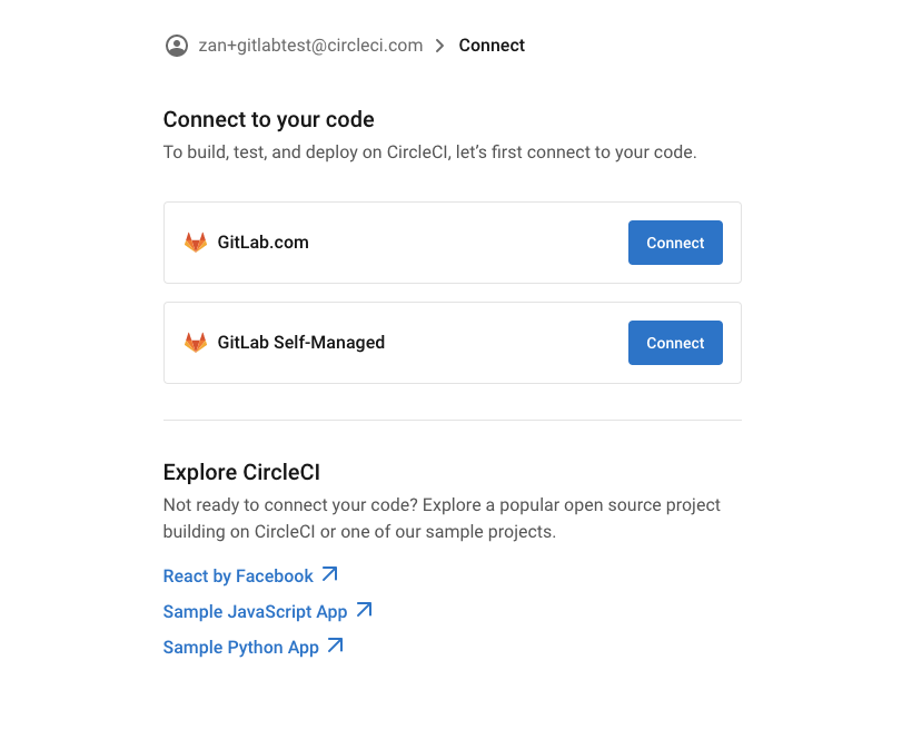 Connect to your code