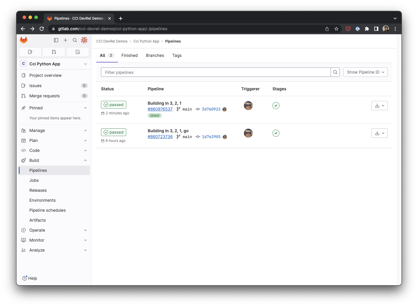 Build/Pipelines