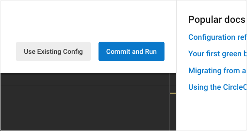 Commit a config