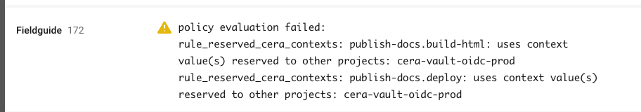 Failed build error